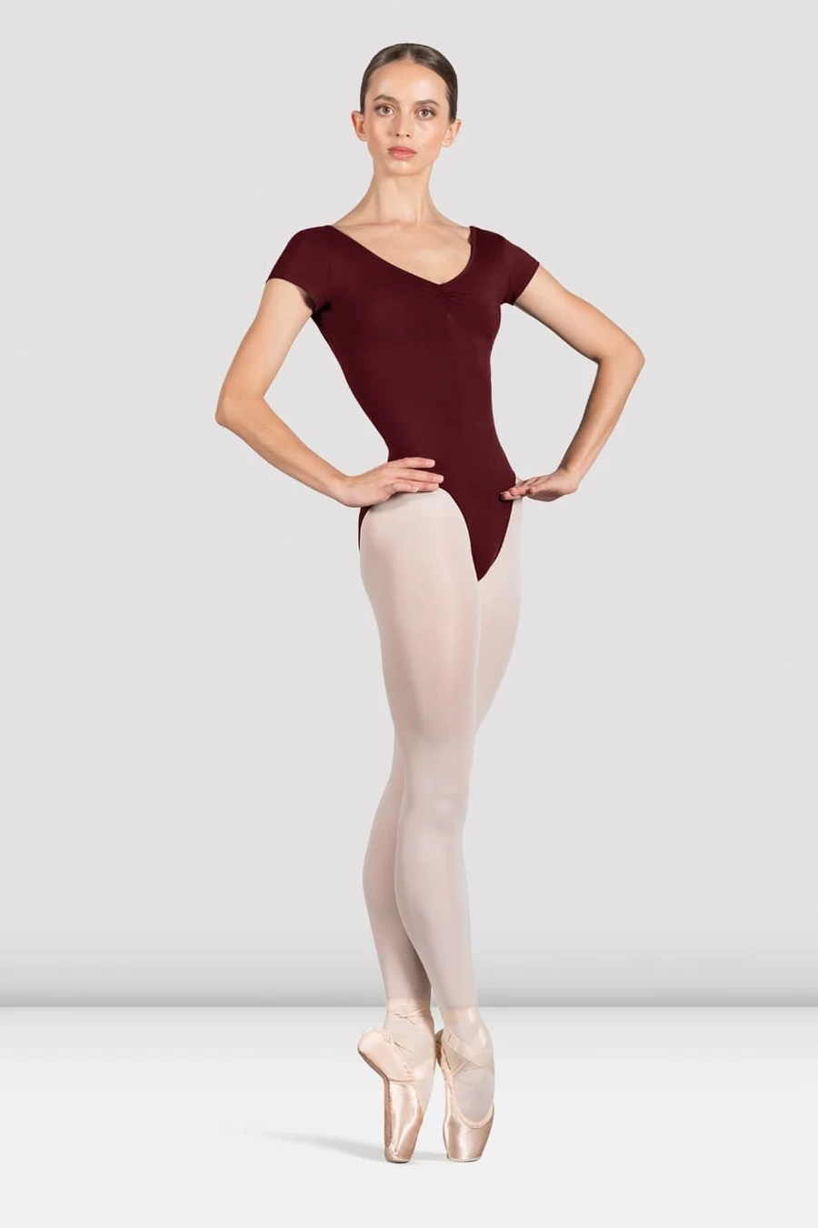 Bloch Dam Leotard Med Penny Cap ärm