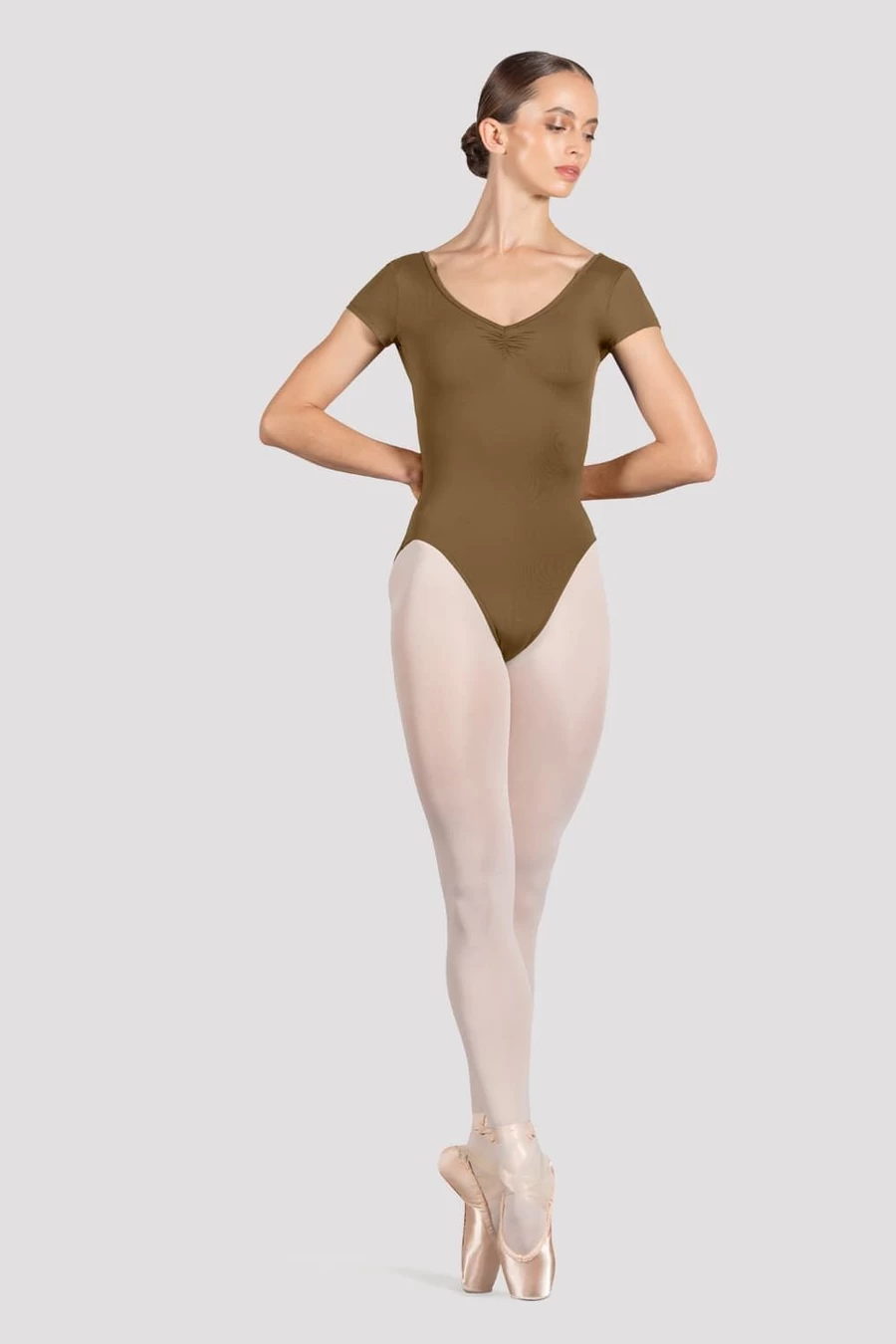 Bloch Dam Leotard Med Penny Cap ärm