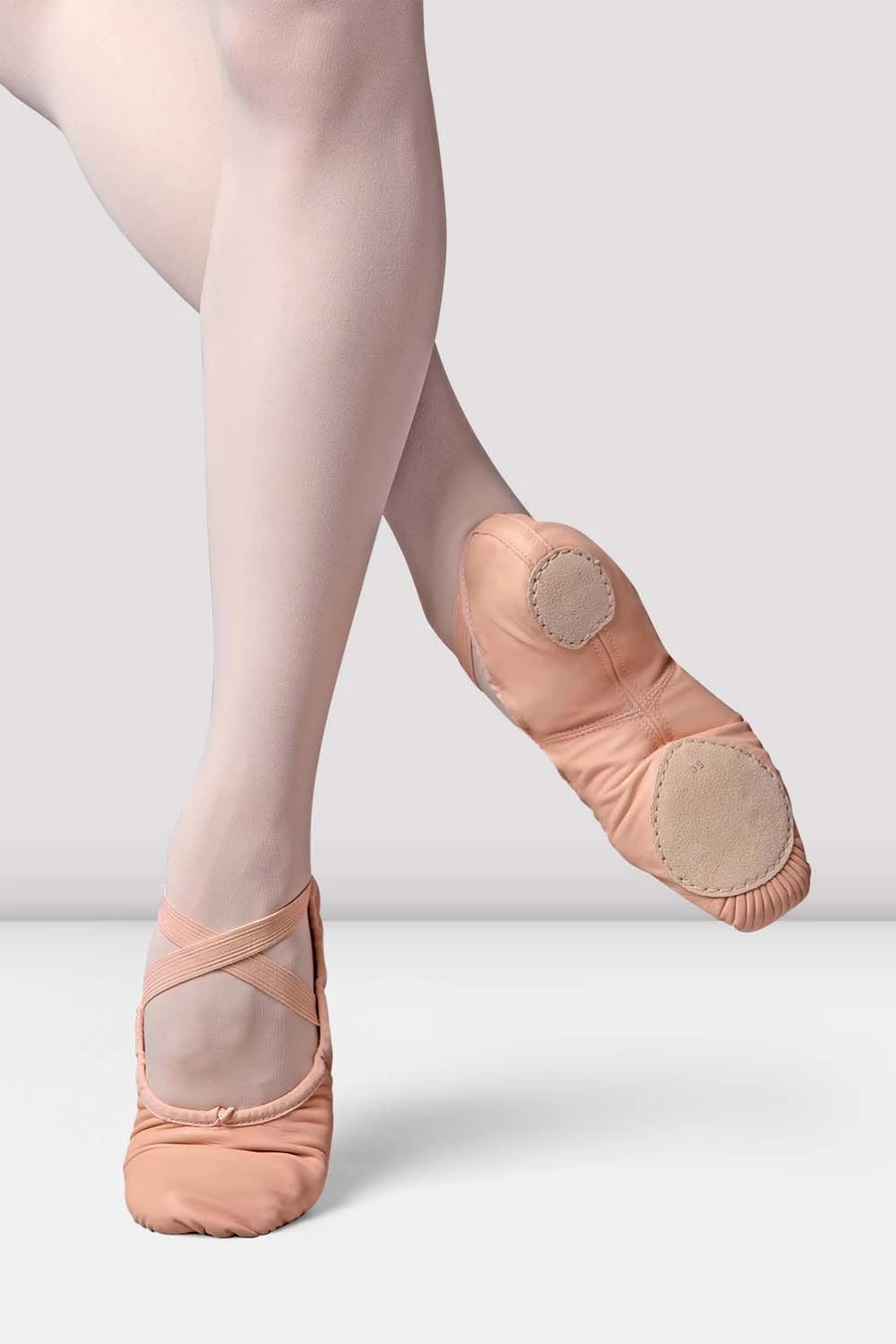 Pantofi De Balet Din Piele De Precizie Bloch Dama