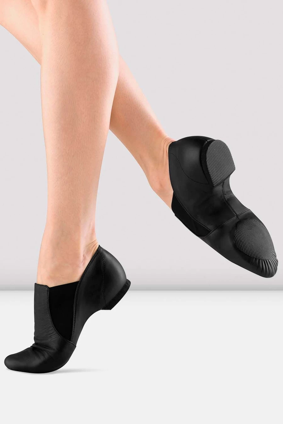 Bloch Ladies Läder Elasta Jazz Booties