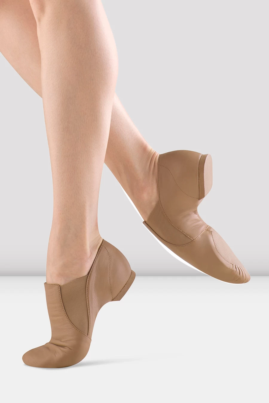 Bloch Ladies Leather Elasta Jazz Booties