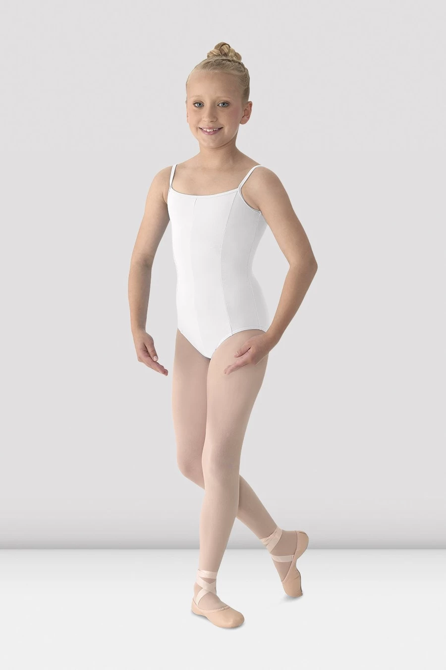 Bloch Girls Mirella Princess купальник с швом и V-образным вырезом спереди