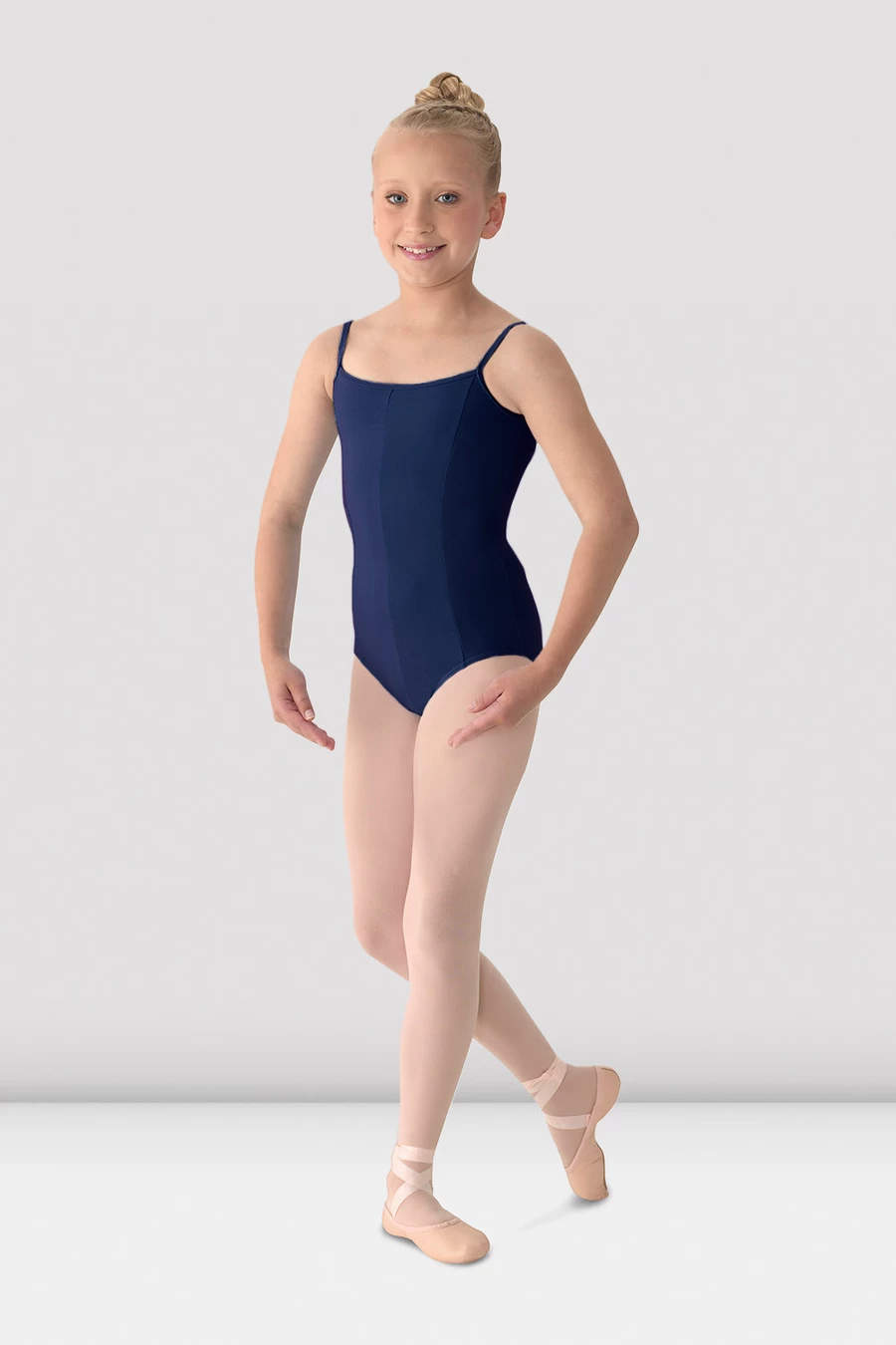 Bloch Girls Mirella Princess купальник с швом и V-образным вырезом спереди