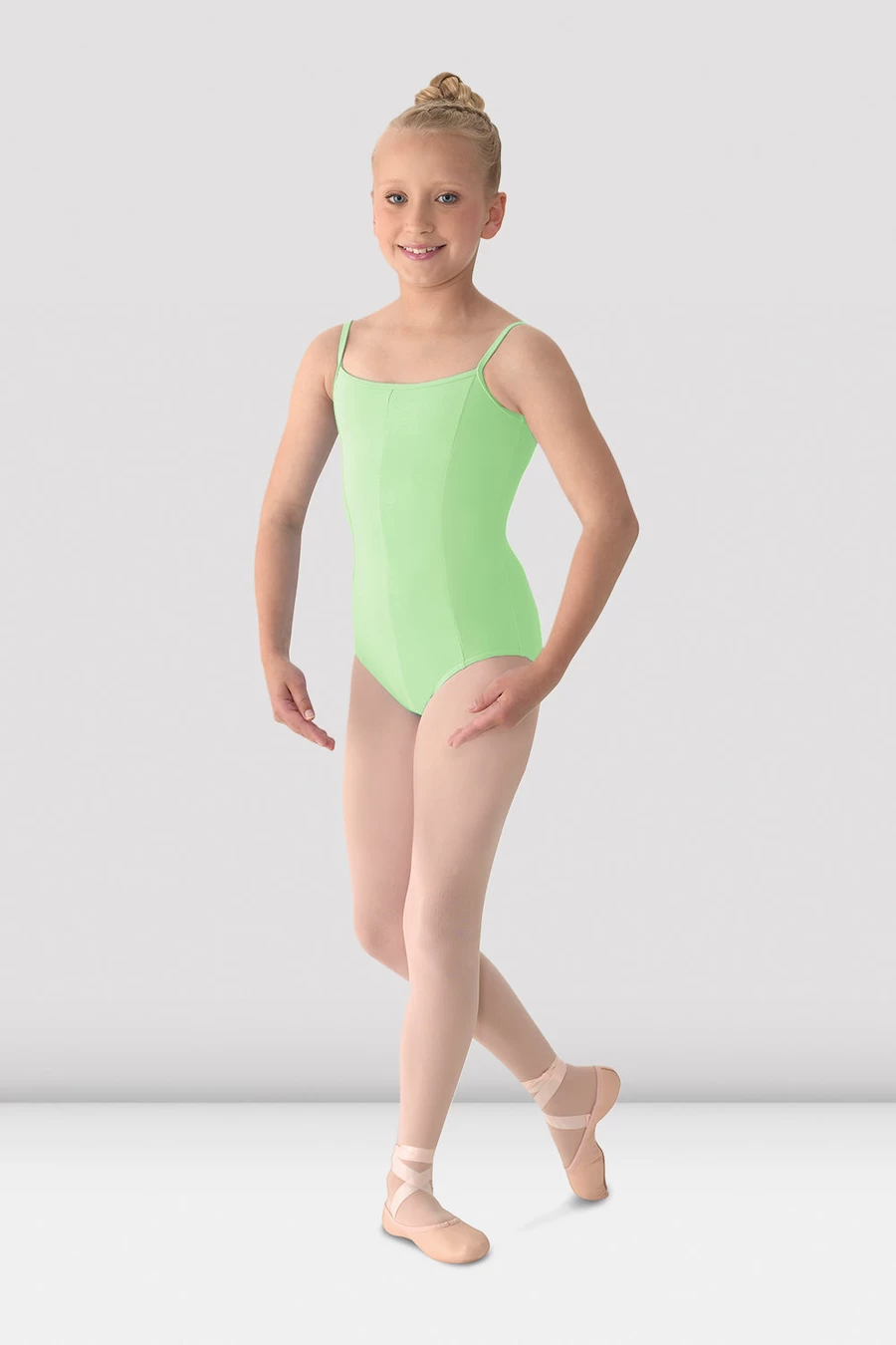 Maillot Tipo Camisola Con Parte Delantera En V Y Costura Princesa Mirella De Bloch Para Niñas