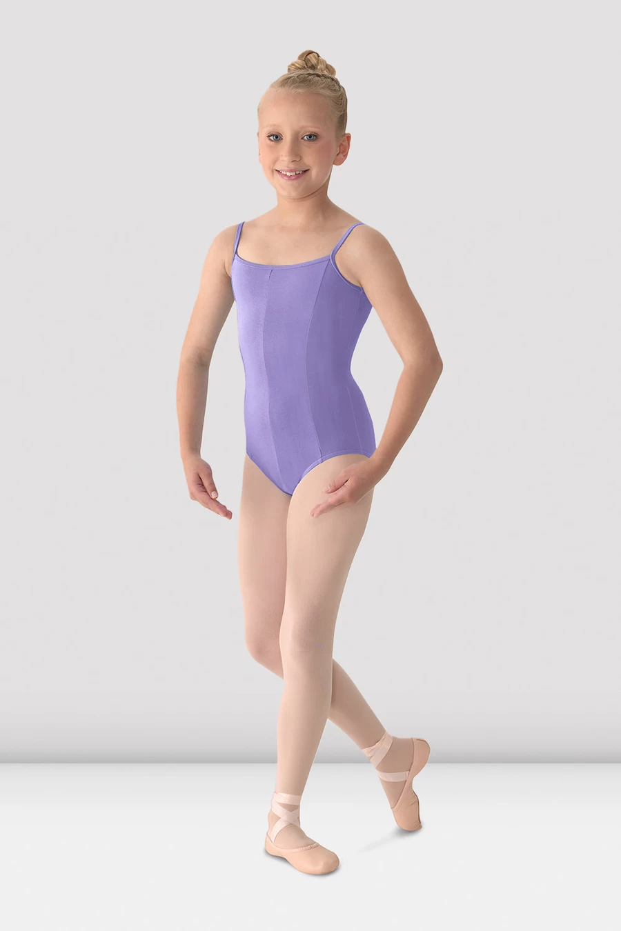 Bloch Girls Mirella Princess купальник с швом и V-образным вырезом спереди