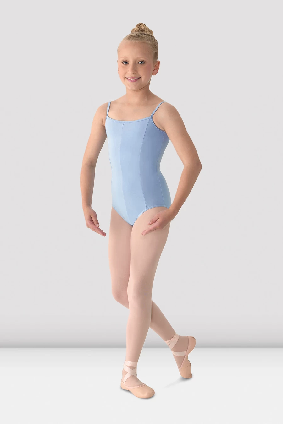 Bloch Girls Mirella Princess купальник с швом и V-образным вырезом спереди