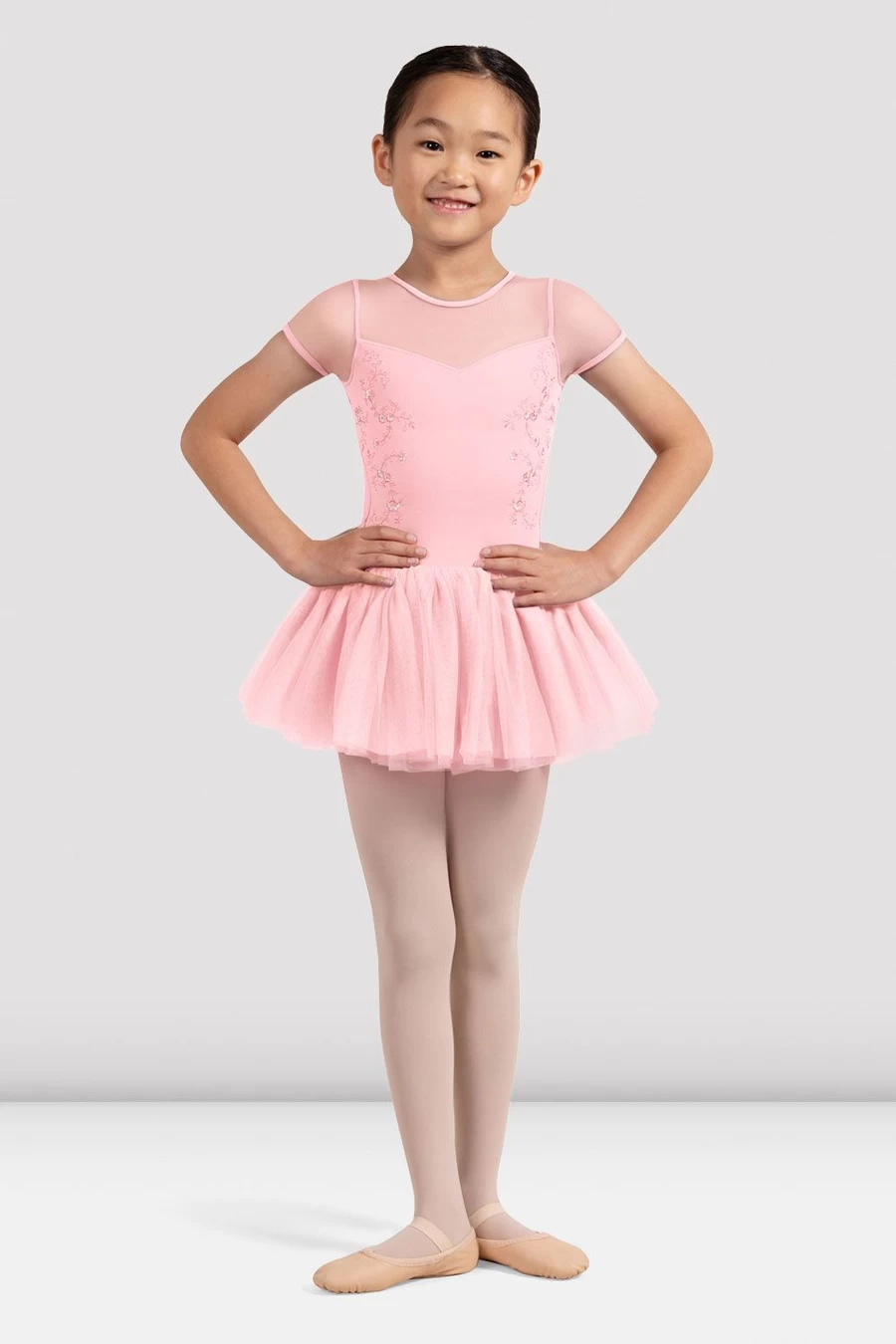 Bloch Girls Tulip Cap Piedurknēm Tutu Kleita