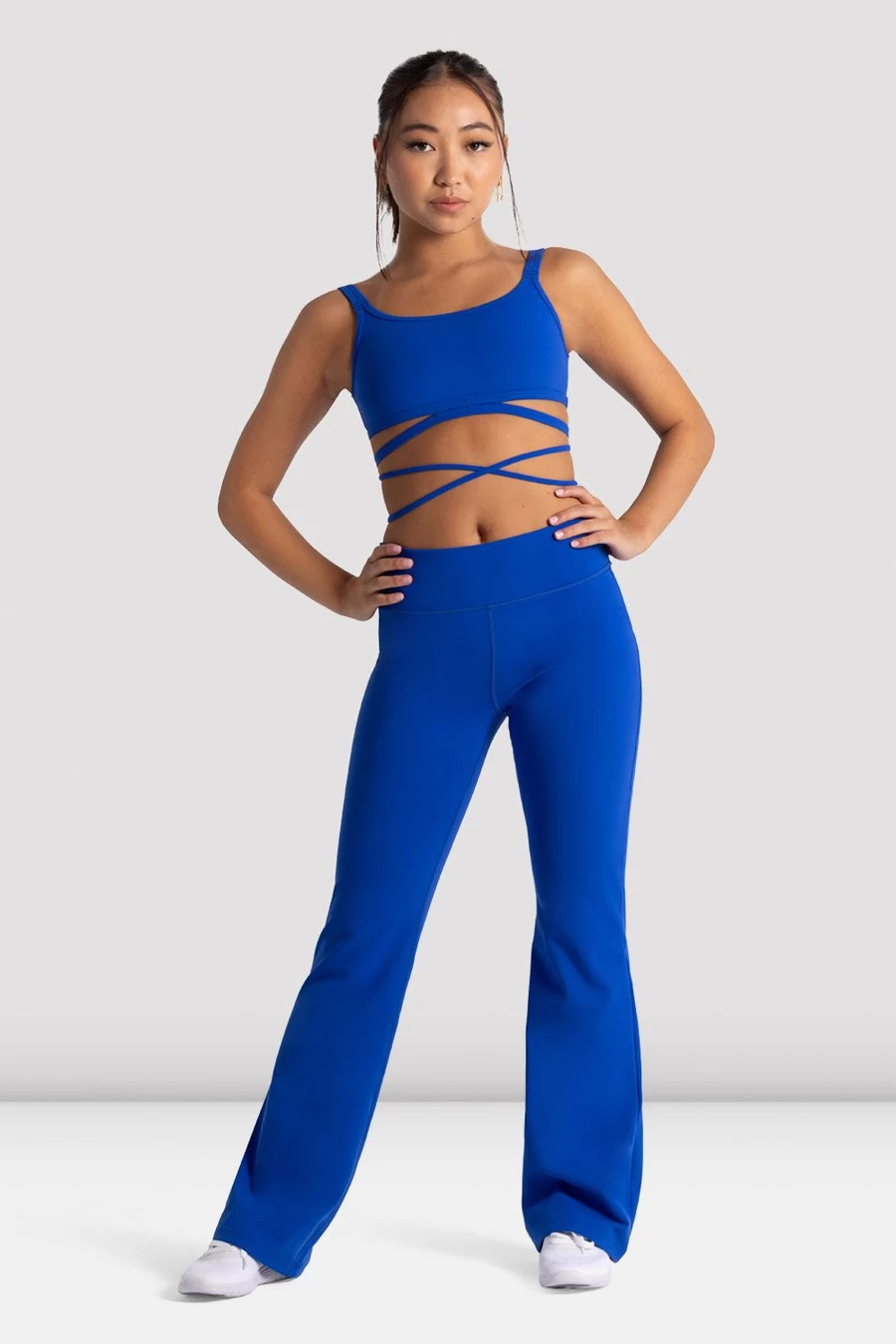 Bloch Signature-Crop-Top Für Mädchen Mit Bindegürtel