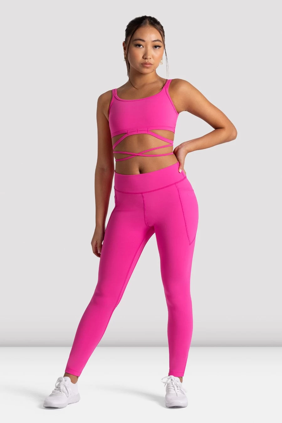 Bloch Girls Signature Tie Waist Crop Top