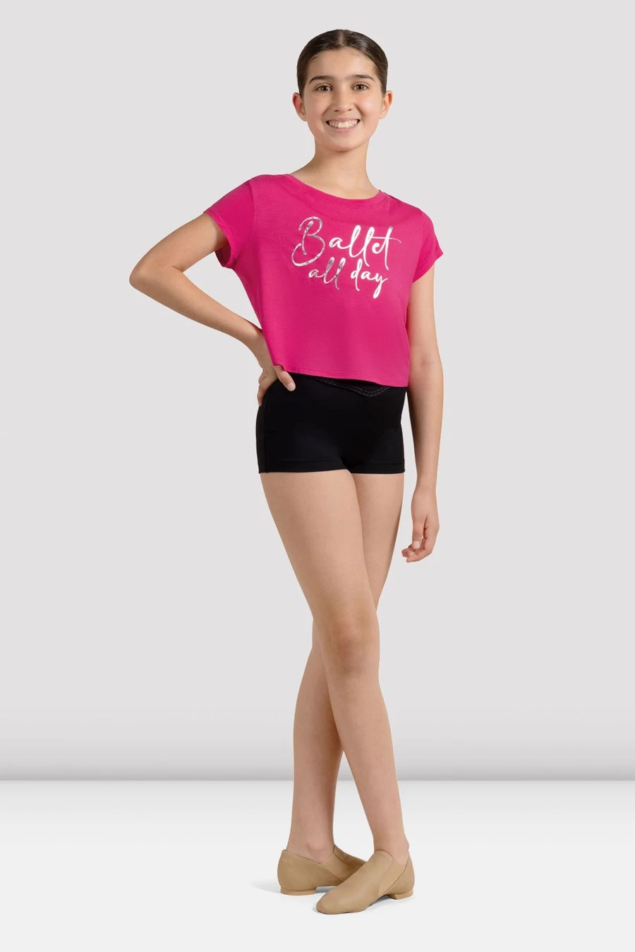 Bloch Mädchen Mirella Ballett-Print-Top